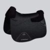 Premier Equine Close Contact Airtechnology Shockproof Wool Dressage Saddle Pad in Black/Black Wool – view 1