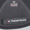 Premier Equine Close Contact Airtechnology Shockproof Wool Dressage Saddle Pad in Black/Black Wool – view 5