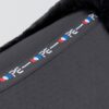 Premier Equine Close Contact Airtechnology Shockproof Wool Dressage Saddle Pad in Black/Black Wool – view 6