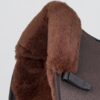 Premier Equine Close Contact Airtechnology Shockproof Wool Dressage Saddle Pad in Brown/Brown Wool – view 3