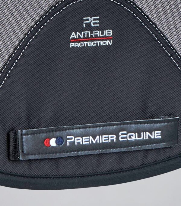 Premier Equine Close Contact Airtechnology Shockproof Wool Dressage Saddle Pad in Grey/Black Wool – view 5