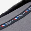 Premier Equine Close Contact Airtechnology Shockproof Wool Dressage Saddle Pad in Grey/Black Wool – view 6