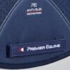 Premier Equine Close Contact Airtechnology Shockproof Wool Dressage Saddle Pad in Navy/Grey Wool – view 5