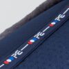 Premier Equine Close Contact Airtechnology Shockproof Wool Dressage Saddle Pad in Navy/Grey Wool – view 6