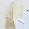 Premier Equine Close Contact Airtechnology Shockproof Wool Dressage Saddle Pad in White/Natural Wool – view 3