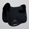 Premier Equine Close Contact Merino Wool European Dressage Saddle Pad in Black/Black Wool – view 1