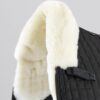 Premier Equine Close Contact Merino Wool European Dressage Saddle Pad in Black/Natural Wool – view 2