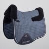 Premier Equine Close Contact Merino Wool European Dressage Saddle Pad in Grey/Black Wool – view 1