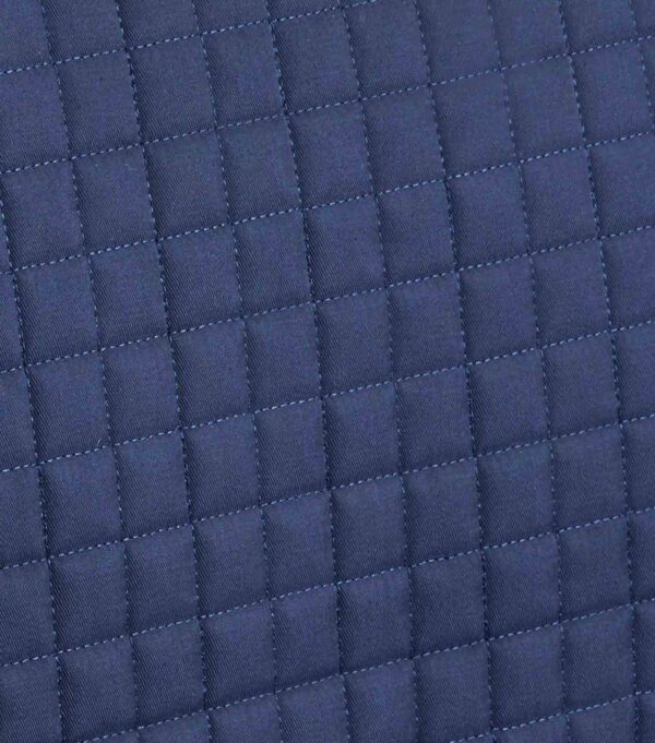 Premier Equine Close Contact Merino Wool European Dressage Saddle Pad in Navy/Natural Wool – view 4