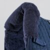 Premier Equine Close Contact Merino Wool European Dressage Saddle Pad in Navy/Navy Wool – view 2