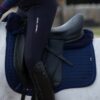 Premier Equine Close Contact Merino Wool European Dressage Saddle Pad in Navy/Navy Wool – view 5
