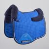 Premier Equine Close Contact Merino Wool European Dressage Saddle Pad in Royal Blue/Navy Wool – view 1