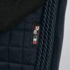 Premier Equine Close Contact Merino Wool European GP/Jump Saddle Pad in Black/Black Wool – view 4