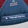 Premier Equine Close Contact Merino Wool European GP/Jump Saddle Pad in Burgundy/Navy Wool – view 5