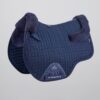 Premier Equine Close Contact Merino Wool European GP/Jump Saddle Pad in Navy/Navy Wool – view 1
