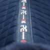 Premier Equine Close Contact Merino Wool European GP/Jump Saddle Pad in Navy/Navy Wool – view 6