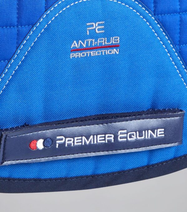 Premier Equine Close Contact Merino Wool European GP/Jump Saddle Pad in Royal Blue/Navy Wool – view 5