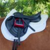 Premier Equine Close Contact Merino Wool European GP/Jump Saddle Pad in White/Natural Wool – view 2