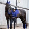 LeMieux Suede Dressage Square in Ink Blue - view 3