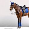 LeMieux Suede Dressage Square in Benetton Blue - view 1