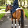 LeMieux Amelie Waterproof Lightweight Riding Coat in Navy – view 2