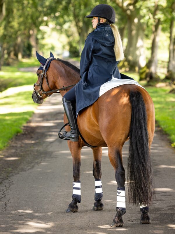 LeMieux Amelie Waterproof Lightweight Riding Coat in Navy – view 2