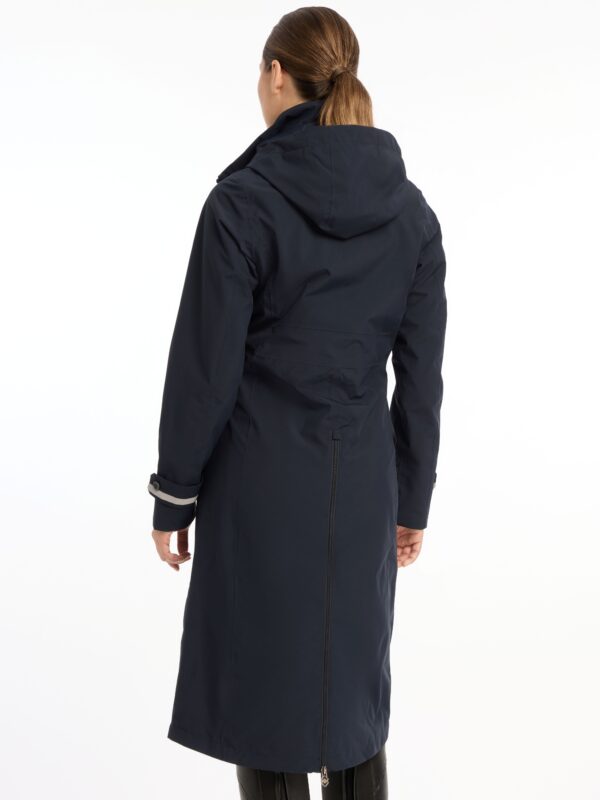 LeMieux Amelie Waterproof Lightweight Riding Coat in Navy – view 4
