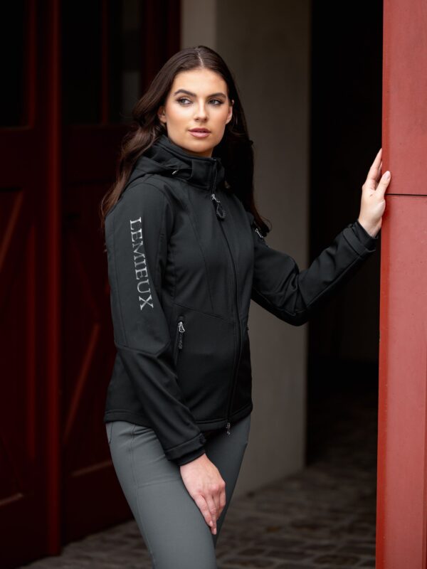 LeMieux Celine Soft Shell Jacket in Black – view 2