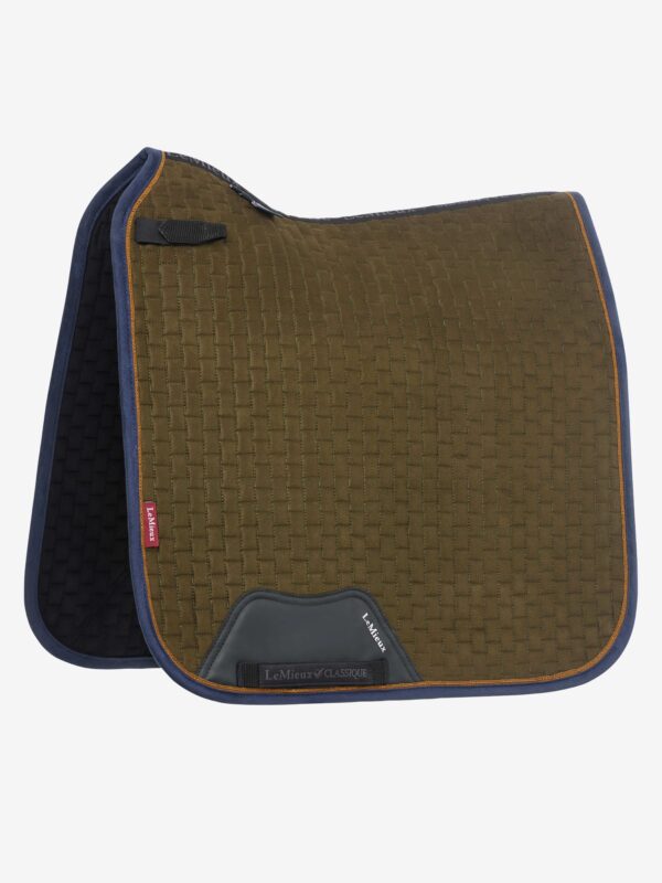 LeMieux Suede Dressage Square in Alpine - view 2