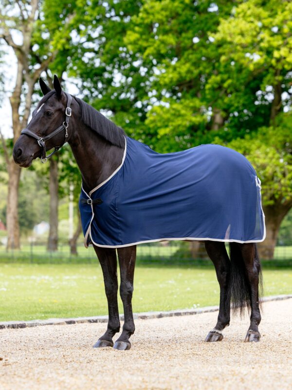 LeMieux Competition Scrim Cooler Rug in Navy – view 4