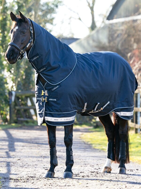 LeMieux Arika Storm-Tek Rug 100g in Navy – view 1
