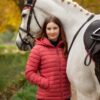 LeMieux Rose Hooded Puffer Jacket in Cranberry - view 3