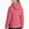 LeMieux Rose Hooded Puffer Jacket in Cranberry - view 2