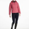 LeMieux Rose Hooded Puffer Jacket in Cranberry - view 4