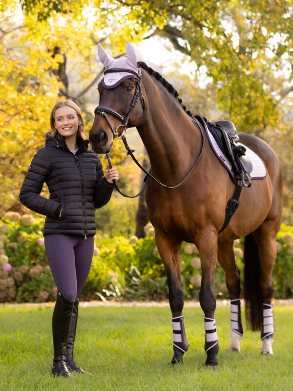 LeMieux Rose Hooded Puffer Jacket in Black - view 4