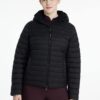 LeMieux Rose Hooded Puffer Jacket in Black - view 1