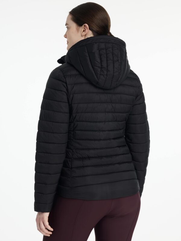 LeMieux Rose Hooded Puffer Jacket in Black - view 2