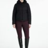 LeMieux Rose Hooded Puffer Jacket in Black - view 5
