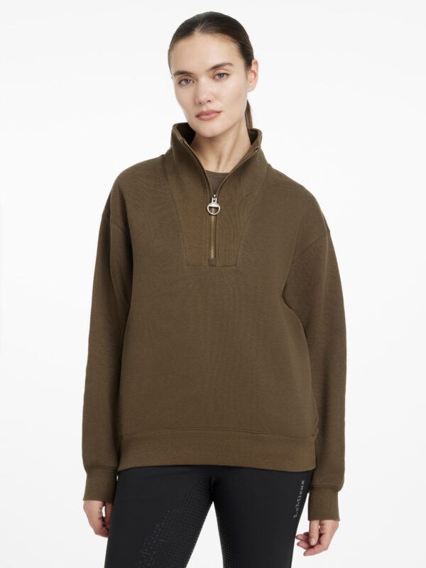 LeMieux Keira Quarter Neck Sweat in Alpine - view 1