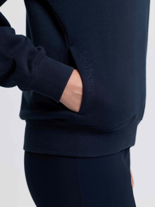 LeMieux Keira Quarter Neck Sweat in Navy – view 5