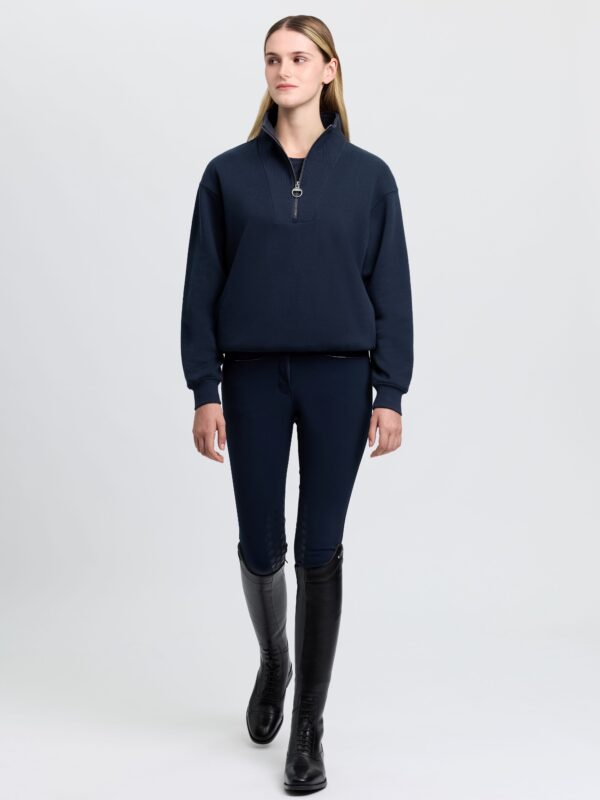 LeMieux Keira Quarter Neck Sweat in Navy – view 3