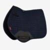 LeMieux Mini Suede Close Contact Square in Navy – view 1