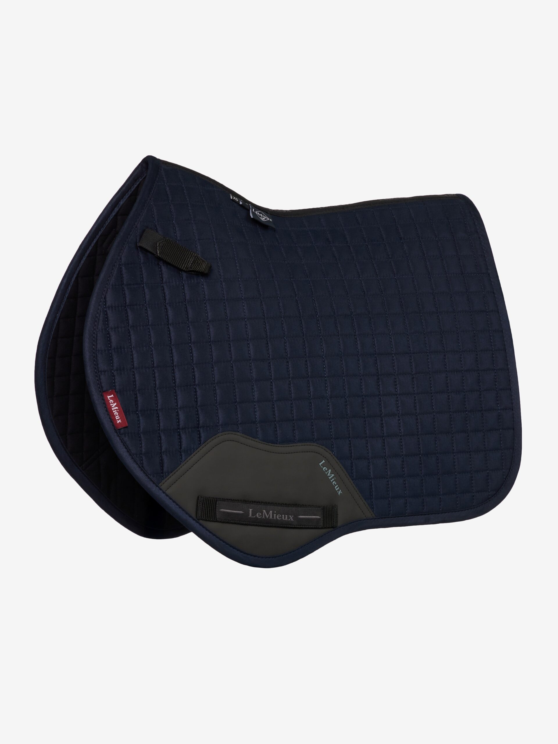 LeMieux Mini Suede Close Contact Square in Navy – view 1