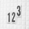 LeMieux Cotton Close Contact Competition Square in White – view 2