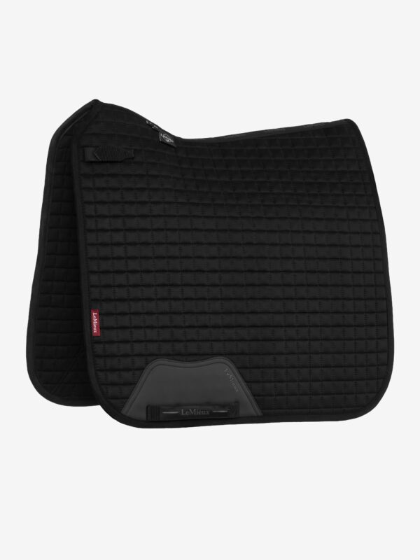 LeMieux Suede Dressage Square in Black – view 1