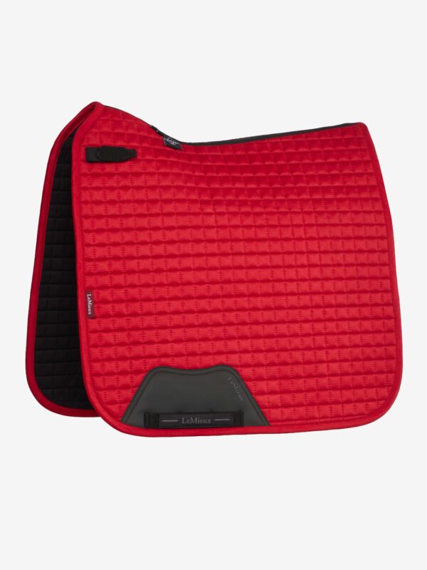 LeMieux Suede Dressage Square in Chilli - view 1
