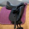 LeMieux Suede Dressage Square in Mallow - view 4