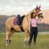 LeMieux Suede Dressage Square in Mallow - view 3