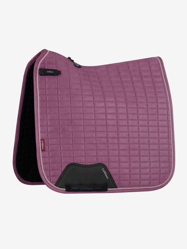 LeMieux Suede Dressage Square in Mallow - view 2