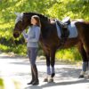 LeMieux Suede Dressage Square in Powder Blue - view 1
